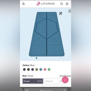 LIFORME travel yoga mat